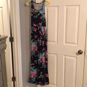 Long Flower Maxi Dress